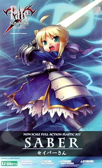 Fate Stay Night Saber - Box Art