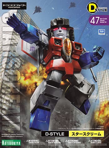 D-Style Starscream - Box Art