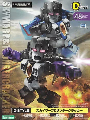 D-Style Skywarp & Thundercracker - Box Art