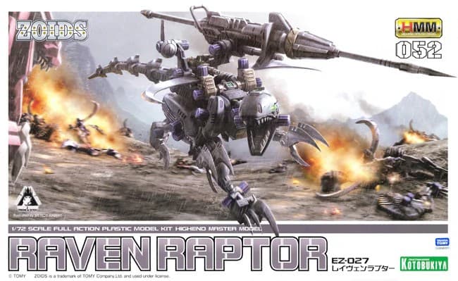 EZ-027 Raven Raptor - Box Art