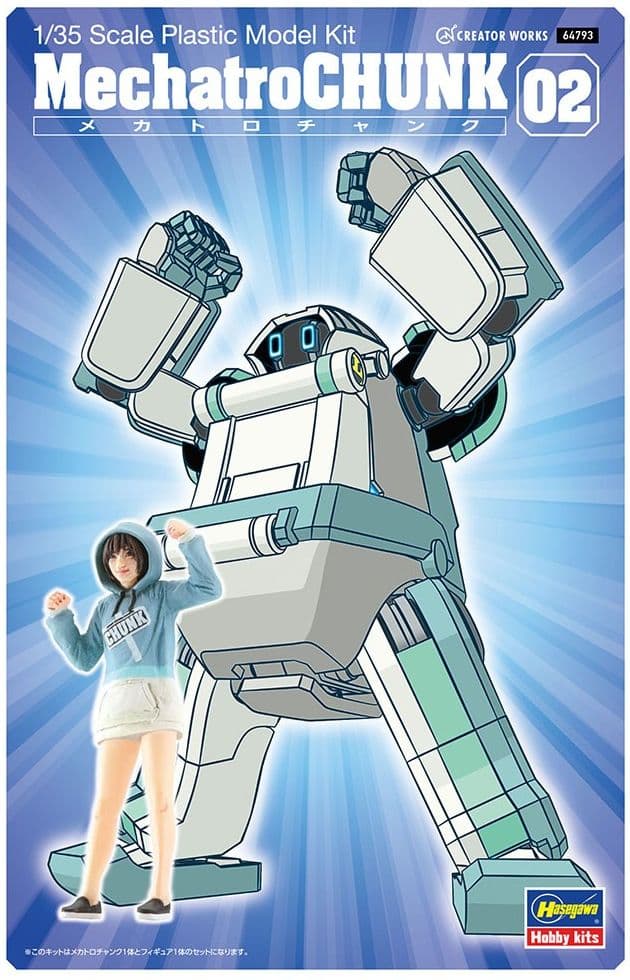 MechatroChunk No.02 Grayish Mint + Support Girl