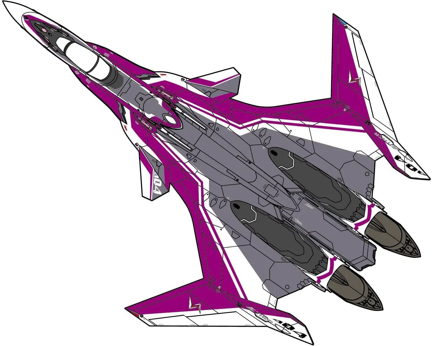 Macross Delta VF-31C Siegfried Mirage Jenius Custom Unit - Box Art