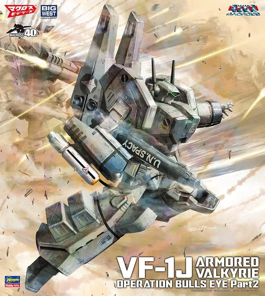 1/72 VF-1J Armored Valkyrie Operation Bullseye Part 2 - Box Art