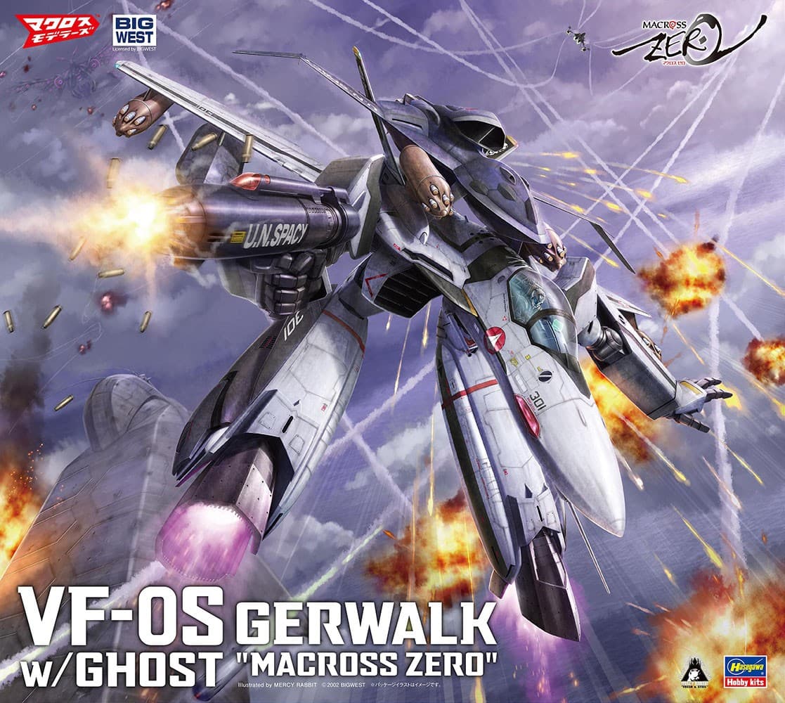 1/72 VF-0S Gerwalk w/Ghost Macross Zero - Box Art