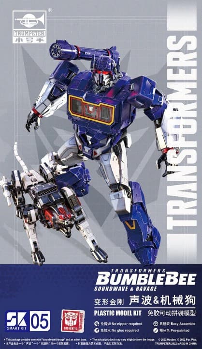 Transformers BumbleBee Soundwave & Ravage - Box Art