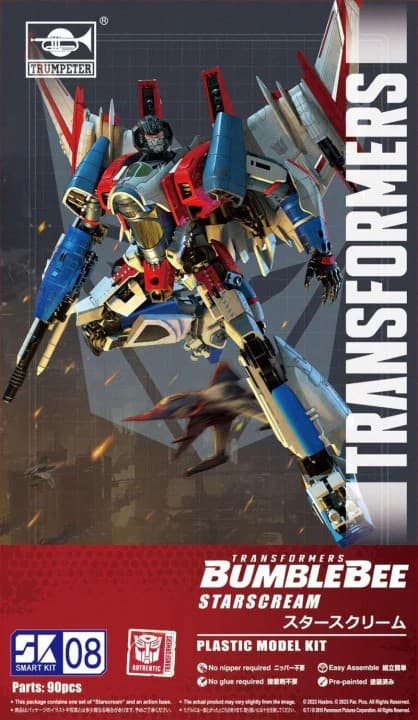 Transformers BumbleBee Starscream - Box Art