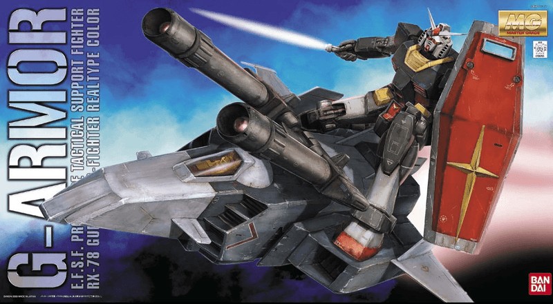 MG 1/100 G ARMOR REAL TYPE COLOR Ver. - Box Art